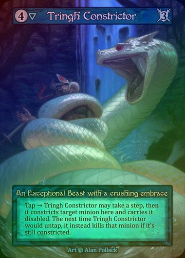 【FOIL】[Water] Tringh Constrictor [beta-Exceptional]